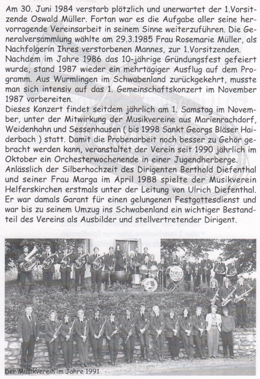 Chronik des Musikvereins 1976 - 2010