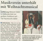 Westerwälder Zeitung von Dezember 20015